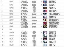 cowboys 2014 schedule